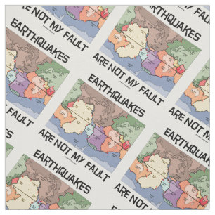 Aardbevingen zijn niet mijn Fault Bord Tectonics M Stof