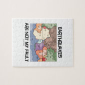 Aardbevingen zijn niet mijn fout (Bord tektonica) Legpuzzel (Horizontaal)