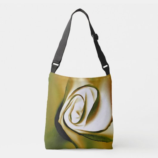 Aardbevingontwerp-Tas voor Roos Crossbody Tas (Voorkant)