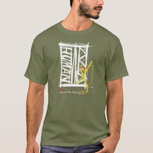 aardbevingsstam 2 t-shirt (Voorkant)