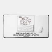 Aardbevingswachten kennen hun P-Waves S-Waves Bureaumat (Keyboard & Muis)