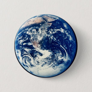 aardbol ronde button 5,7 cm