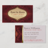 Aardboomgaarden Tarot-Visitekaartjes Visitekaartje (Voorkant / Achterkant)