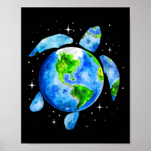 Aarddag 2022 Herstel Red De Planeet Aarde Zee T Poster