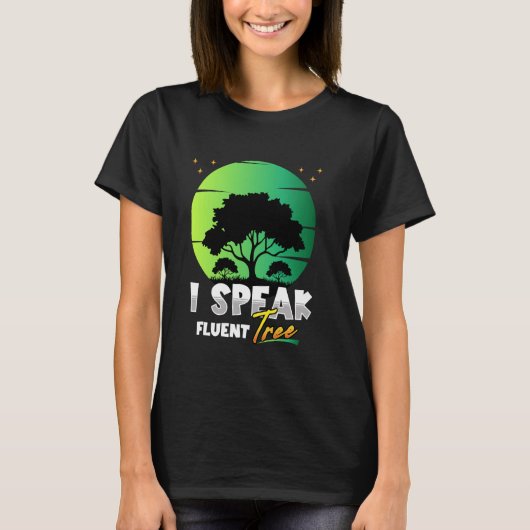 Aarddag Bewaar Boom Milieubescherming T-shirt (Voorkant)