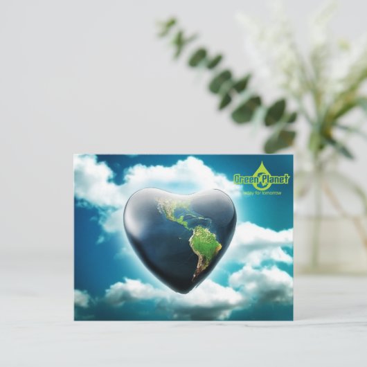 aarddag briefkaart (Staand voorkant)