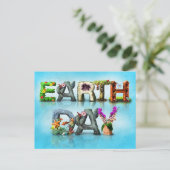 aarddag briefkaart (Staand voorkant)