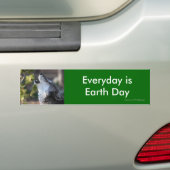 aarddag bumpersticker (Op auto)