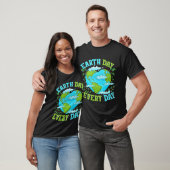 Aarddag Elke Dag Hartvormige Wereld T-shirt (Unisex)