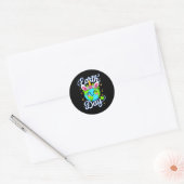 Aarddag planeet herstel aarde aarde redden dag ronde sticker (Envelop)