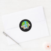 aarddag ronde sticker (Envelop)