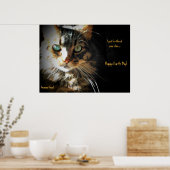 Aarddagmeststof Poster (Keuken)