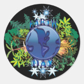 Aarddagrokken | Earth Day Sticker (Voorkant)