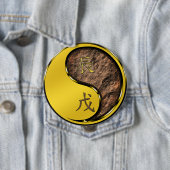 Aarddraak Ronde Button 4,0 Cm (In situ)