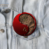 Aarddraak Ronde Button 4,0 Cm (In situ)