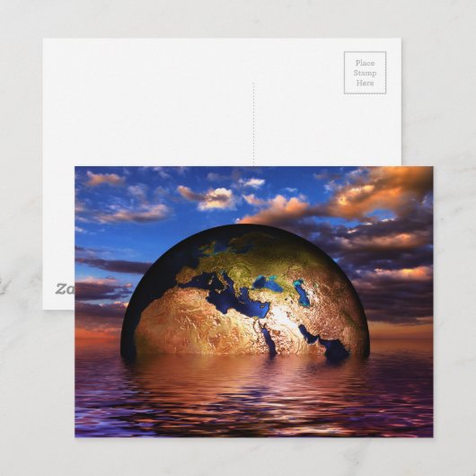 aarde-216834 WETENSCHAPPELIJKE WETENSCHAPPELIJKE P Briefkaart (Voorkant / Achterkant)