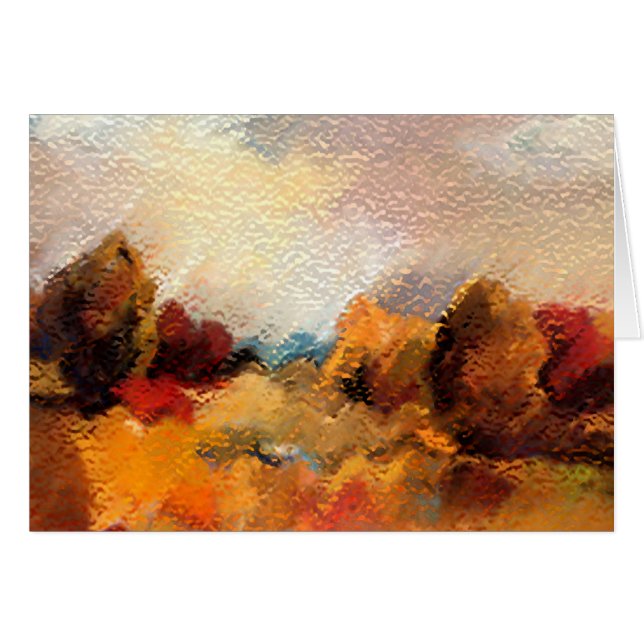 Aarde 2 Abstracte Kunst (Voorkant Horizontaal)