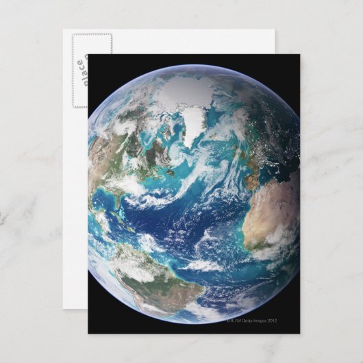 Aarde 2 briefkaart (Voorkant / Achterkant)