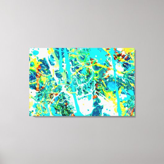 Aarde 2 punt Oh Canvas Afdruk (Voorkant)