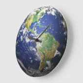 Aarde - 3D-effect Grote Klok (Hoek)
