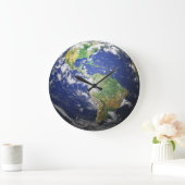 Aarde - 3D-effect Grote Klok (Huis)