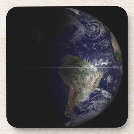 Aarde aan de Equinox. Bier Onderzetter (Voorkant)