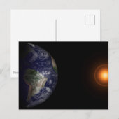 Aarde aan de Equinox. Briefkaart (Voorkant / Achterkant)