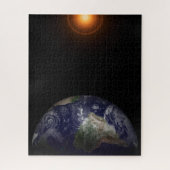 Aarde aan de Equinox. Legpuzzel (Verticaal)