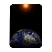 Aarde aan de Equinox. Magneet (Verticaal)