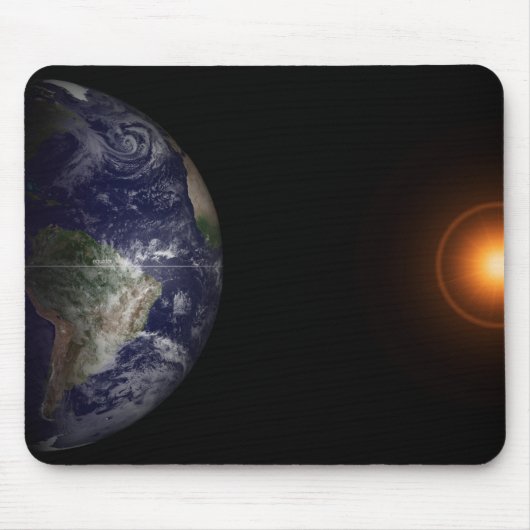 Aarde aan de Equinox. Muismat (Voorkant)