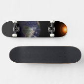Aarde aan de Equinox. Persoonlijk Skateboard (Horizontaal)