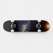 Aarde aan de Equinox. Persoonlijk Skateboard (Horizontaal)