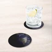 Aarde aan de Equinox. Ronde Kartonnen Onderzetter (Insitu)