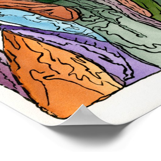 Aarde Aanbod Poster (Hoek)