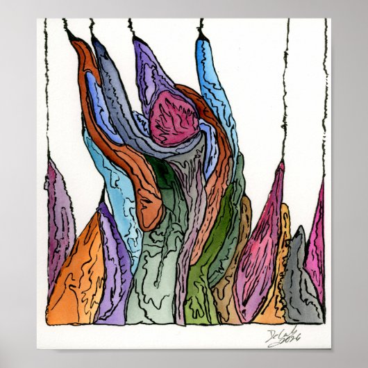 Aarde Aanbod Poster (Voorkant)