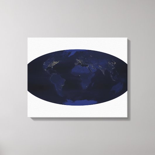 Aarde-aards-antiekeantieke halfvallichten canvas afdruk (Voorkant)