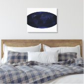 Aarde-aards-antiekeantieke halfvallichten canvas afdruk (Insitu (Slaapkamer))