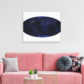 Aarde-aards-antiekeantieke halfvallichten canvas afdruk (Insitu (Woonkamer))