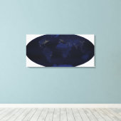 Aarde-aards-antiekeantieke halfvallichten canvas afdruk (Insitu (Houten vloer))