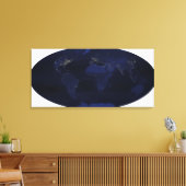 Aarde-aards-antiekeantieke halfvallichten canvas afdruk (Insitu (Woonkamer))