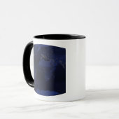 Aarde-aards-antiekeantieke halfvallichten mok (Voorkant links)