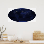 Aarde-aards-antiekeantieke halfvallichten poster (Keuken)