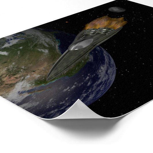 Aarde-achtige Systeem Poster (Hoek)