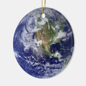 Aarde: Allebei Oost West Hemispheres Ornament (Links)