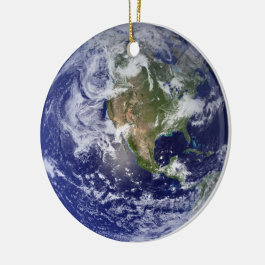 Aarde: Allebei Oost West Hemispheres Ornament (Links)