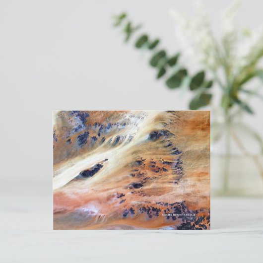 Aarde als BRIEFKAARTEN van de Reeks van de KUNST (Staand voorkant)