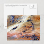 Aarde als BRIEFKAARTEN van de Reeks van de KUNST (Voorkant / Achterkant)