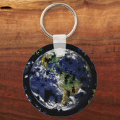Aarde als puzzel sleutelhanger (Voorkant)