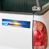 Aarde ambassadeur bumpersticker (Op Truck)