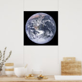 Aarde - Apollo 17 Foto Poster (Keuken)